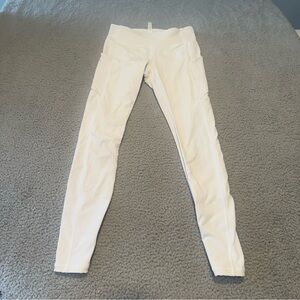 Lululemon Speed Up Tight Leggings White 28" Size 6 LW5BV4S